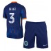 Maillot de foot Pays-Bas Matthijs de Ligt #3 Extérieur vêtements enfant Europe 2024 Manches Courtes (+ pantalon court)